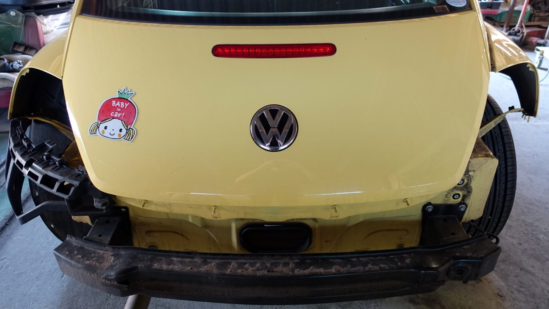 VW　ザ・ビートル　板金・塗装